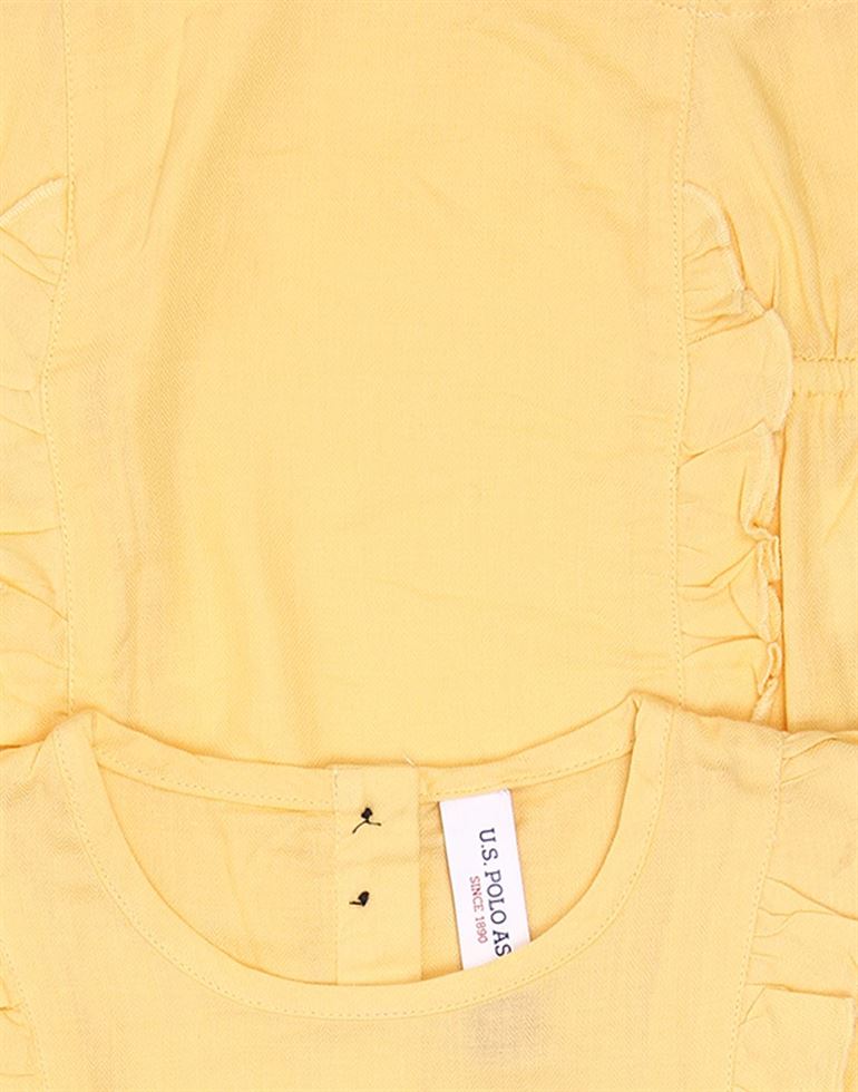 U.S. Polo Assn. Girls Yellow Top